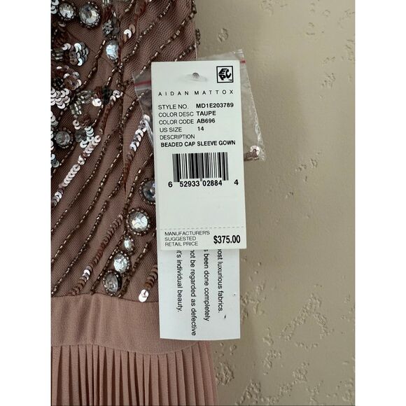 Aidan Mattox Beaded Gown - Picture 5 of 7